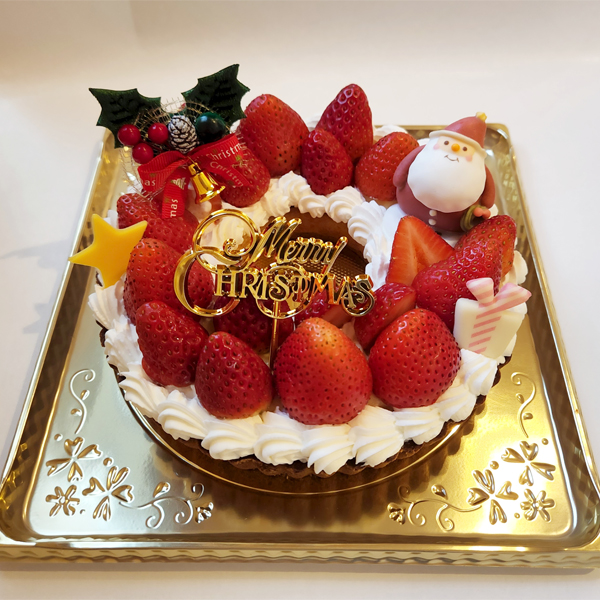 越谷いちごのリースタルト
